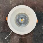 Ca. 11x Ronde LED-downlight, BPM Lighting, K2 (deels leesbaar), warm w