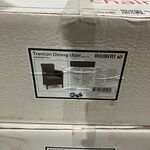 4x Wicker eethoek buitenstoelen, Allibert, Trenton, cappuccino