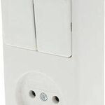 Ca. 30x Berker opbouw combinatie, Berker, polarwit