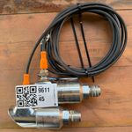 2x Druksensoren, Endress+Hauser, Ceraphant T, zilver/oranje, met aansl