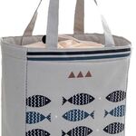 Ca. 30x Lunchtas thermisch, grijs blauw, 4,4 ltr