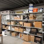 Ca 7.80mtr metalen stelling