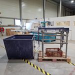 Kantel- of omslaghulpmiddel met 1x kiepcontainer