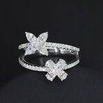 Witgouden ring met diamanten 1.30 carat