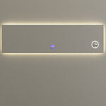 Spiegel Vonato Lorenta LED verlichting in 3 kleuren; geel, blauw en wi
