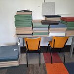 Partij akoestische panelen diverse kleuren en dessins