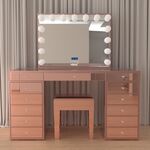 Kaptafel Vonato RoseAura Hoogglans roze