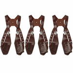 3x Served with Style Gastro Gear schouderholsters, bruin