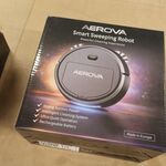 Ca. 10x Robotstofzuiger Aerova, Smart Sweeping Robot, zwart