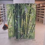 2x Privacy Scherm, Bamboe-print