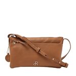 Schoudertas en clutch DR Amsterdam, camel
