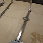 3x Douchekraan met arm Allibert