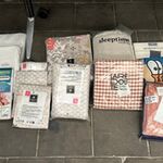 18x Beddengoed, hoeslakens, lakens en matrasbeschermers