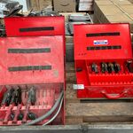 3 Gereedschapskoffers en 9 perskoppelingen W.o. Unipipe, Geberit