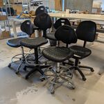 6x Bureaustoel op wielen, O.a. Score