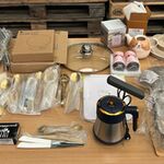 Partij keuken artikelen w.o. bestek, keukenweegschaal W.o. Kitche Brot