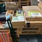22x Tuinaccessoires w.o. beschermhoes, tuinschaal, vogel waterschaal W