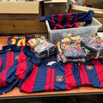 30x Trainingsjassen w.o. Messi nr.10