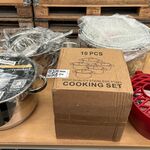 7x Kookpannen en een gietijzeren pan W.o. BBQ-Toro