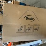 Aluminium verstelbare loungestoel grijs Brulo