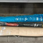 3x Kampeerartikelen w.o. campingbed, strandtent Decathlon