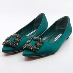 Paar instappers, maat 37, Manolo Blahnik