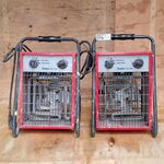 2x Werkplaatskachel Eurom, EK3301