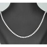Diamanten tennis collier met 107 briljant geslepen diamanten