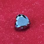 Diamant – 3.81 carat natuurlijke zwarte diamant in hart vorm (gecertif