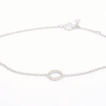 Witgouden armband met diamant