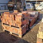 Partij metselstenen op 4x palletplek