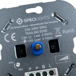 2x LED Dimmer Inbouw – Fase-afsnijding, Specilights, 2147483647, grijs