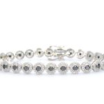 Witgouden armband met diamanten en briljanten 5.80 carat