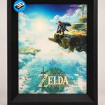 3x (3D) Poster inclusief lijst Zelda/StarWars
