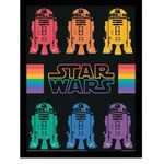 6x (3D) Poster inclusief lijst Zelda/StarWars