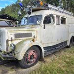 Brandweer auto, MAGIRUS-DEUTZ, S-3500, wit, 1952