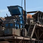 Industriële slagbreker / puinbreker met rotor en brekerhuis, Kleemann