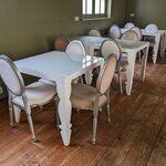 4x Restaurant table with 11x chair