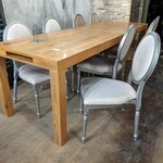3x Restaurant table with 8x chair
