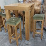 Bar table with 4x bar stool