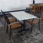 Terrace table with 4x chair