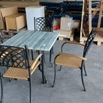Terrace table with 4x chair