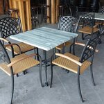 Terrace table with 4x chair