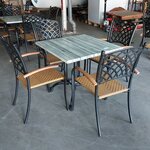 Terrace table with 4x chair