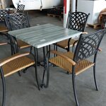 Terrace table with 4x chair