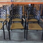 9x Terrace chair
