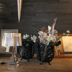 Various glassware and decoration material