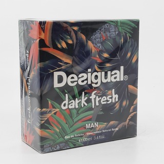 3x Eau de Toilette, 100 ml Desigual, Dark Fresh – Men