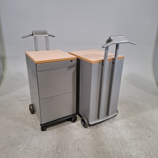 8x Ladeblok trolley, Ahrend