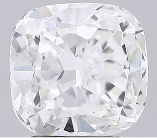 Diamant – 3.00 carat Kussenvorm geslepen diamant (gecertificeerd) (ECO